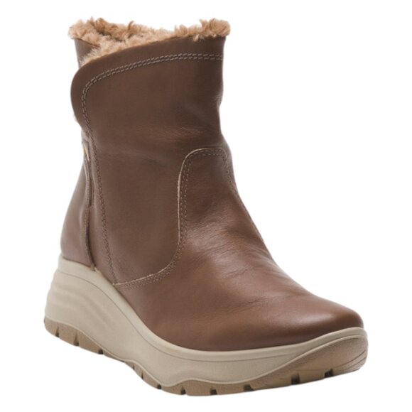 IMAC Made In Italy Leather Warm Lined Booties - Picture 1 of 2